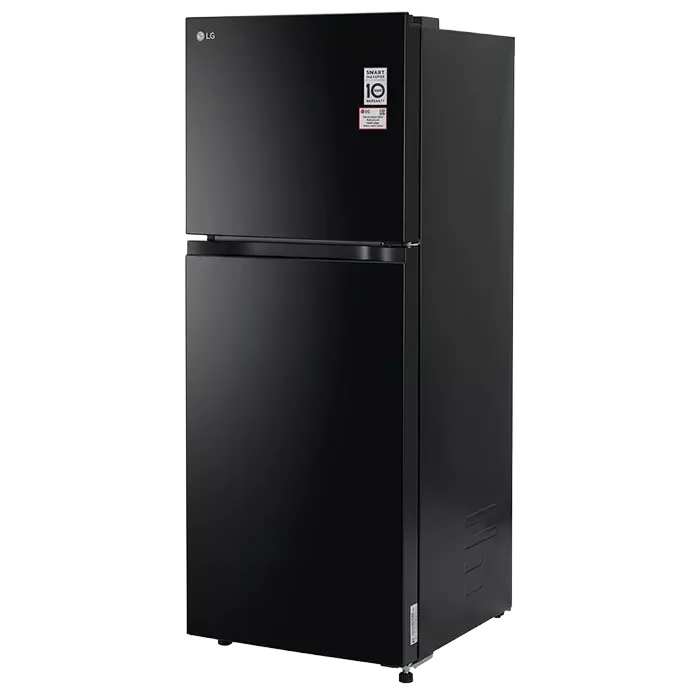 LG 225L Smart Inverter Double Door Refrigerator - Onyx Black — view 4