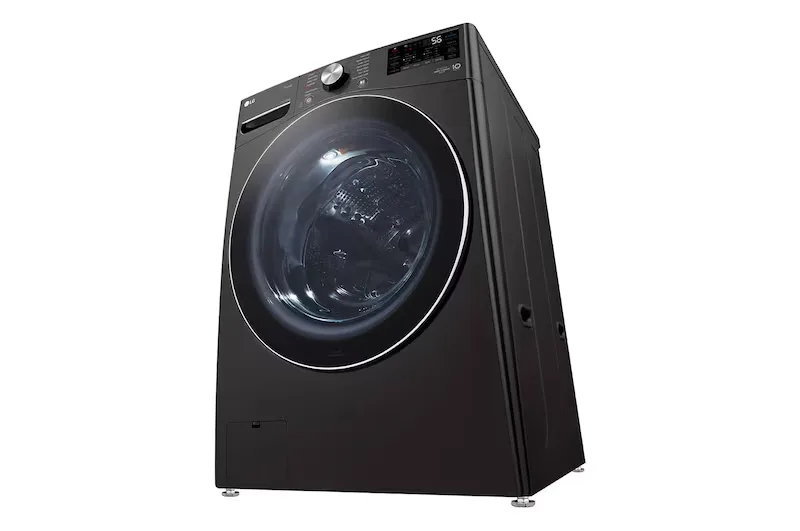 LG 21/12KG Front Load Washer Dryer (Black) — view 2