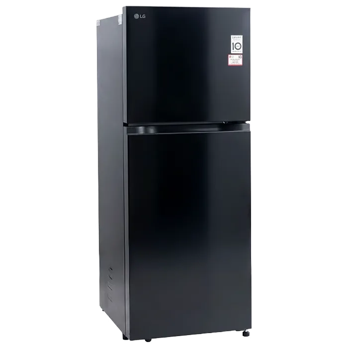 LG 277L Smart Inverter Double Door Refrigerator - Onyx Black — view 2