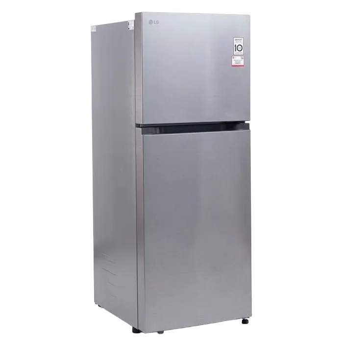 LG 225L Smart Inverter Double Door Refrigerator - Dazzle Steel — view 3