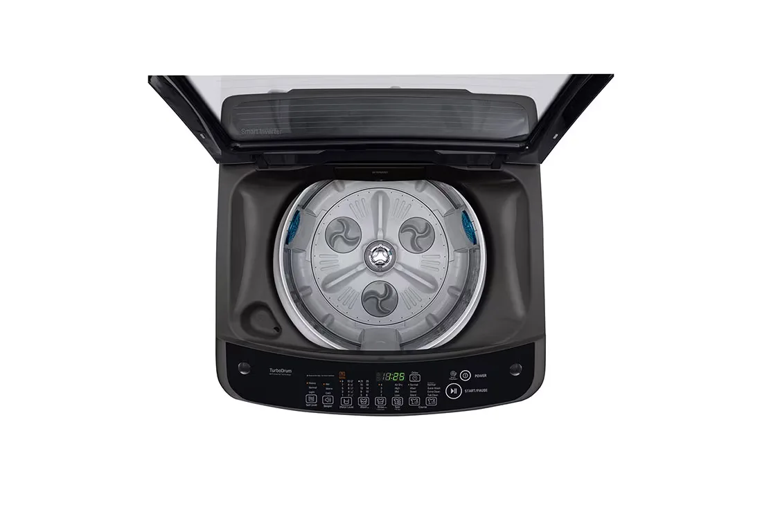 LG 11KG Smart Inverter Top Load Washing Machine - Black — view 5
