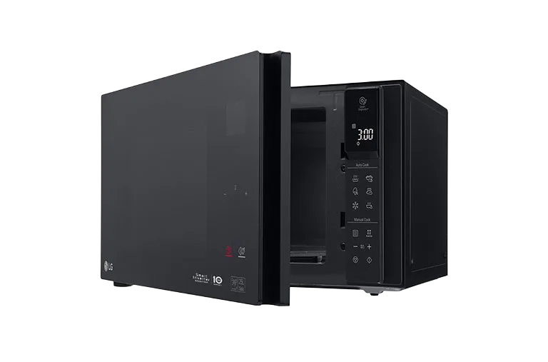 LG 25L Microwave Oven with Grill - Black — view 2